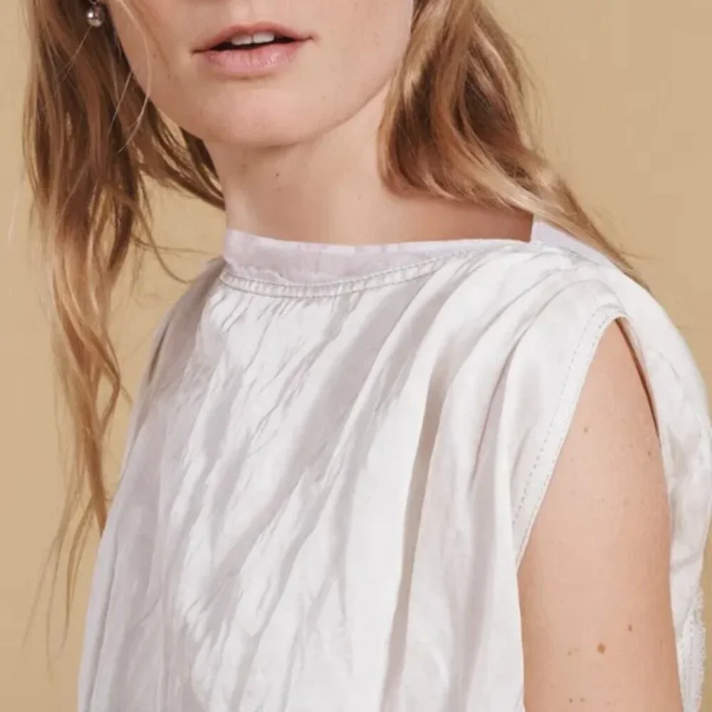 Zara Wrinkled Midi Dress Limited Edition
